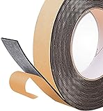 Yidadinline Selbstklebendes Schaumstoffband, 2 mm dick x 25 mm breit x 10 m lang – thermische Isolierung und Windschutz aus Schaumstoff für Türen und Fenster aus G
