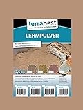 Terrabest Lehmpulver - braun 2,5kg zum mischen von Terrariensand N