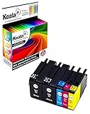 Koala 5 Druckerpatronen Kompatibel für HP 932XL 933XL 932 XL 933 XL für HP OfficeJet 6100 6600 6700 7110 7612 7610 (2 Schwarz, 1 Cyan, 1 Magenta, 1 Gelb)