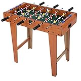 Ejoyous Tischkicker, Tischfußball Mini Tischplatte Kickertisch Tisch Multigame Spieltisch Multifunktion mit Spielstandsanzeige und 2 Fußbälle 69 * 65 * 37