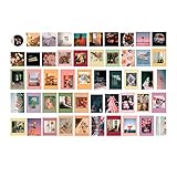HeziCat Glänzendes Retro-Wand-Collage-Set, ästhetische Bilder, 200 Stück, buntes Indie Wanddekoration für Teenager-Mädchen, College Schlafsaal Raumdekoration Fotosammlung