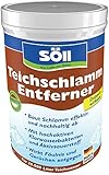 Söll 80631 TeichschlammEntferner doppelt wirksam gegen Teichschlamm 1 kg - biologischer Teichreiniger entfernt organischen Schlamm und Ablagerungen im Gartenteich Fischteich Schw