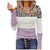 XTBFOOJ top Langarm Damen Teddy Pullover Damen Regenjacke Damen grün Oversize Pullover Damen Baumwolle damenblusen Damen Pulli schwarzes Hemd Damen elegant Oberteil Frauen b