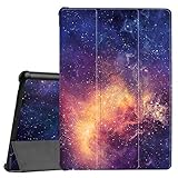 Fintie Hülle Case für Huawei MediaPad T5 10 - Ultra Dünn Superleicht Flip Schutzhülle mit Zwei Einstellbarem Standfunktion für Huawei MediaPad T5 10 10.1 Zoll 2018 Tablet PC, Die Galax