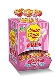 Chupa Chups Lollis Strawberry Lover, VerschiedeneErdbeer- Geschmacksrichtungen, Erdbeer-Lollis für den puren Genuß, 150er Box