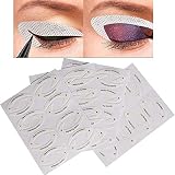 MISHUO Eyeliner-Schablonen, Lidschatten-Schablonen, Set, Katze, Eyeliner, Schablone, rauchige Augen, Spitze, Aussehen, Schablone, schnelles Augen-Make-up-Werkzeug für Anfäng