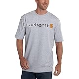 Carhartt Herren Core Logo Workwear Short-Sleeve T-Shirt, Black, M