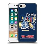 Head Case Designs Offiziell Offizielle Tom and Jerry Be My BFF Farbbloecke Soft Gel Handyhülle Hülle kompatibel mit Apple iPhone 7 / iPhone 8 / iPhone SE 2020
