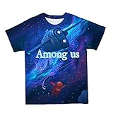 YTATY Among Us T-Shirt Kinder und Erwachsene Unisex Gaming T-Shirts Among us T-Shirts Lustige Crewmate T-Shirts, Stil 6, XS