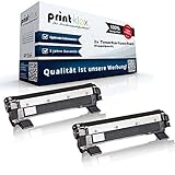 2x kompatible XXL Tonerkartuschen für Brother MFC 1815 MFC 1910 MFC 1910 W MFC 1911 NW Black TN-1050 Doppelpack - Büro Plus S