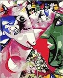 VODNGC DIY Digital Painting DIY Digital Painting Marc Chagall Geburtstag Paradies Dorf Handgefüllte Dekorative Malerei Geschenk-40X50Cm-Kein R