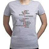 Grey Anatomy Tv Characters Grey's Anatomy Damen T-Shirt Grau M