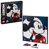 LEGO 31202 Art Disney's Mickey Mouse Set, Poster, Wanddekoration, DIY Puzzle für Erw