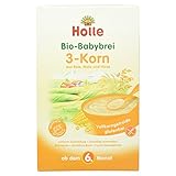 Holle Bio Babybrei 3-Korn aus Reis, Mais und Hirse, 250 g