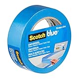 ScotchBlue Premium Malerkrepp Universal, 36 mm x 41 m - Vielseitiges Scotch Klebeband für Malerarbeiten und Dekoration, für Innen und Außen, Abklebeband / Kreppb