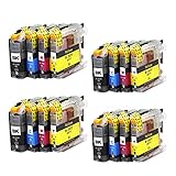 RICR 203 Wiederaufbereitete Tintenpatronen für Brother LC203 XL-Ersatz, kompatibel für Brother MFC- J4320DW J4420DW J460DW J4620DW J480DW J5620DW J680DW 4
