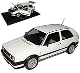 Norev Volkwagen Golf II GTI G60 Weiss 1983-1992 1/18 Modell Auto mit individiuellem Wunschk