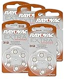 RAYOVAC Hörgeräte-Batterien 312 Extra Advanced 1,45V 180 mAh, 5X 6er Sparpack