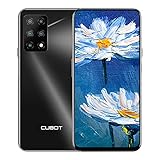 CUBOT X30 Smartphone, 6,4 Zoll Fullview Display, 8GB RAM + 128GB ROM, 4G Handy ohne Vertrag, 5-Kameras 48MP+32MP, 4200mAh Battery, Android 10, Dual SIM, NFC - Schw