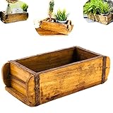 Ember Home Original Holz Ziegelform Vintage Aufbewahrungsbox Dekorative Box Mehrzweckbox für Regale Garten Aufbewahrungsbox Holz Schreibtisch Organizer Custom Reg