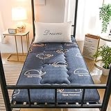 unhg Tatami rutschfeste Matratze Seidenbaumwollmatratze Faltbare Studentenwohnheimmatratze Arbeiterwohnheimbett Matratzenmatte,G,150 * 200
