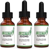 CBKETO 500MG – Active Formula Tropfen zur Unterstützung der Ketose V2 (3 Flaschen je 10 ml)
