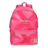 Pepe Jeans Clea Rucksack Rosa 31x42x17,5 cms Polyester 22.79L