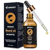 AOVSHEY Bartöl 60ML Bartöl Herren, Bart öl Bartpflege für einen Kräftigen Bart, Beard Oil für die Pflege und Sorgfalt der Bart Lange und Kurze, Ideale Perfekte Geschenke für Männer Ihm Papa F