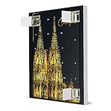 artboxONE Adventskalender zum Selbstbefüllen Köln in Gold Dom Adventskalender S