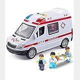 Lihgfw Übergroße Kinderkrankenwagen Spielzeug Simulation kleinen Jungen und Mädchen Auto-Modell geeignet for den Kindergeburtstag