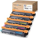 SWISS TONER Ersatz zu Brother TN242 TN-242 Tonerkartuschen für Brother HL-3152CDW HL-3142CDW HL-3172CDW DCP-9017CDW DCP-9022CDW MFC-9142CDN MFC-9332CDW MFC-9342CDW,2Schwarz/Cyan/Magenta/Gelb