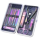 JR2021FF Maniküre Pediküre Set Beauty-Tools Maniküre-Farb-Titan-Set-Dekoration Fußnagel-Clipper-Nagel-Clipper-Set-Box Fußpflege Set Pediküre S