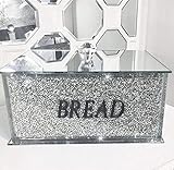 CRYSTAL CROWN Glitzernde Ornamente Bling Crushed Diamond Geschenk | Diamant-Tee-, Kaffee-, Zucker-Dosen, Keksdosen, Küchenrollenhalter, Salz- und Pfeffer-Tablett, Eierstation, U