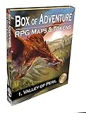 Buch mit Spielfeld: Box of Adventure – RPG Maps & Tokens – 1. Valley