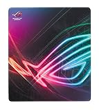 Asus ROG Strix Edge vertikales Gaming Mauspad (optimierte Stoffoberfläche, vollfarbige Nähte, rutschfeste Unterseite),400x450x2