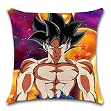LIUKLAI Cartoon Wukong Printed White Cushion Cover Decoration Home Throwing Sofa C