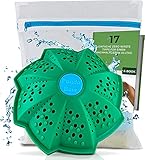 PandaBaw® Öko Waschball [TÜV GEPRÜFT] mit gratis Wäschenetz - Waschen ohne Waschmittel - Waschkugel für Waschmaschine - Bio Waschmittel Allergiker - Nachhaltige Produkte - 3in1 Wäscheball S