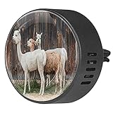 BestIdeas Auto-Lufterfrischer mit Alpaka-Häusern, 2 Stück