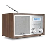 Blaupunkt RXD 180 Küchenradio Dab + (Bluetooth, Aux In, einfache Bedienung, Digital-Radio Dab Plus, Drehregler, beleuchtetes LC-Display) H