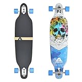 Apollo Longboard Molokai, Komplettboard, Twin-Tip Drop-Through Freeride Cruiser B