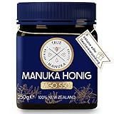 True Manuka - Manuka Honig MGO 550+ - 250g - 100% Pur aus Neuseeland - Mit zertifiziertem Methylglyoxal Gehalt …