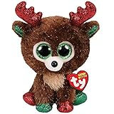 TY Fudge Reindeer Xmas 2019 Plüsch Braun  One S