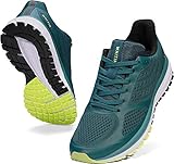 WHITIN Laufschuhe Herren Joggingschuhe Straßenlaufschuhe Turnschuhe Sportschuhe Gym Schuhe Walkingschuhe Fitnessschuhe Leichte Dämpfung Traillauf Schuhe rutschfeste Hallenschuhe Grün 43 EU