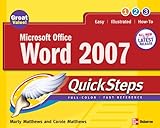 Microsoft Office Word 2007 QuickSteps (How to Do Everything) (English Edition)