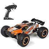 Lommer Ferngesteuertes Auto, 2.4G 4WD 45KM/H RC Auto 1:16 Funkfernsteuerung Elektro Drift Car Ferngesteuertes Buggy Offroad Spielzeug Geschenk für Kinder und Erw