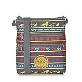 Disney Lion King Umhängetasche Damen, Kleine Handtasche Für Mädchen, Schultertasche Mit König Löwe Motiv und Simba Aufdruck | Handtasche Mit Schulterriemen | Geschenk Für Mädchen | Coole S