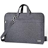 Voova 17 17.3 Zoll Laptoptasche Laptop Hülle Notebook Tasche mit Schulterriemen, Wasserdicht Notebooktasche für MacBook Pro 17, HP Pavilion 17, 18 Zoll Laptophülle Laptop Bag für Damen Herren-G