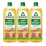 Frosch Holz Reiniger - mit natürlichen Pflegewirkstoffen der Kiefer, 3er Pack (3 x 750ml)