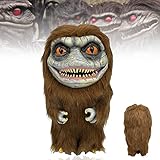 Critters Prop Puppe, 9,8 Zoll Latex Critters Horrorfilmfiguren Spielzeugdekorationen (rot)