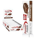 Premier Protein Protein Bar Double Chocolate 24x40g - High Protein Low Sugar Rieg